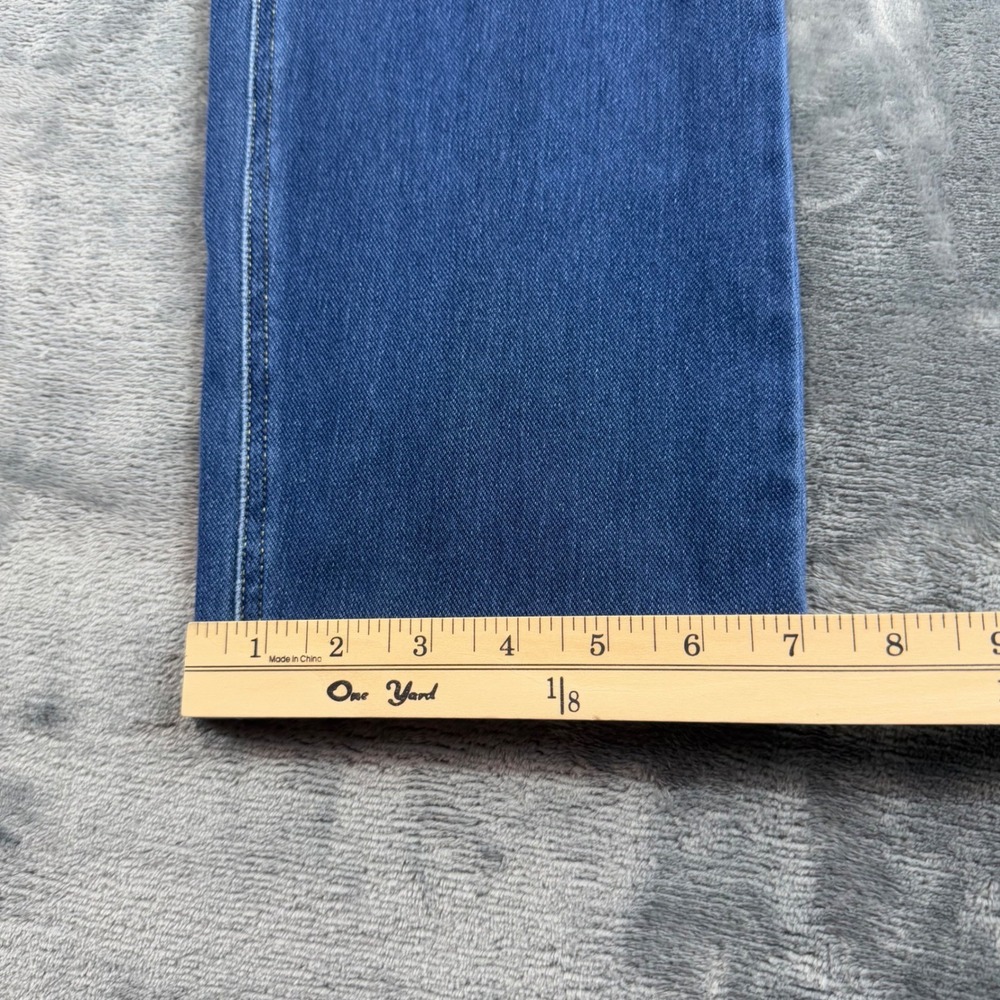 Halara Women Medium Wash Pull On Straight Leg Athleisure Jeans Size M Regular - Picture 8 of 10